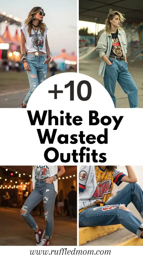 White Boy Wasted Outfits