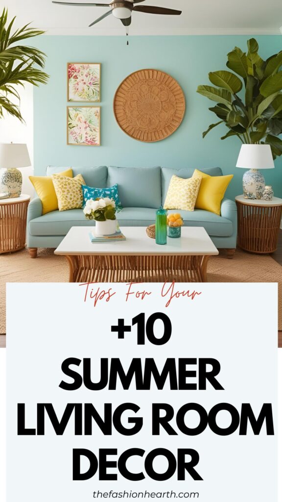 Summer Living Room Decor Ideas