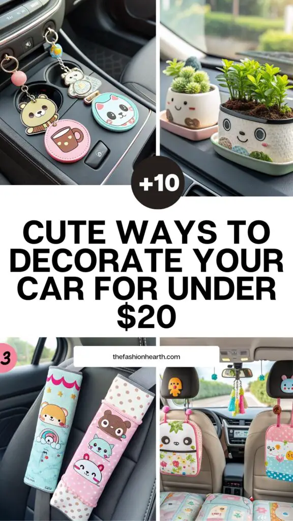 Cute Ways to Decorate Your Car for Under $20