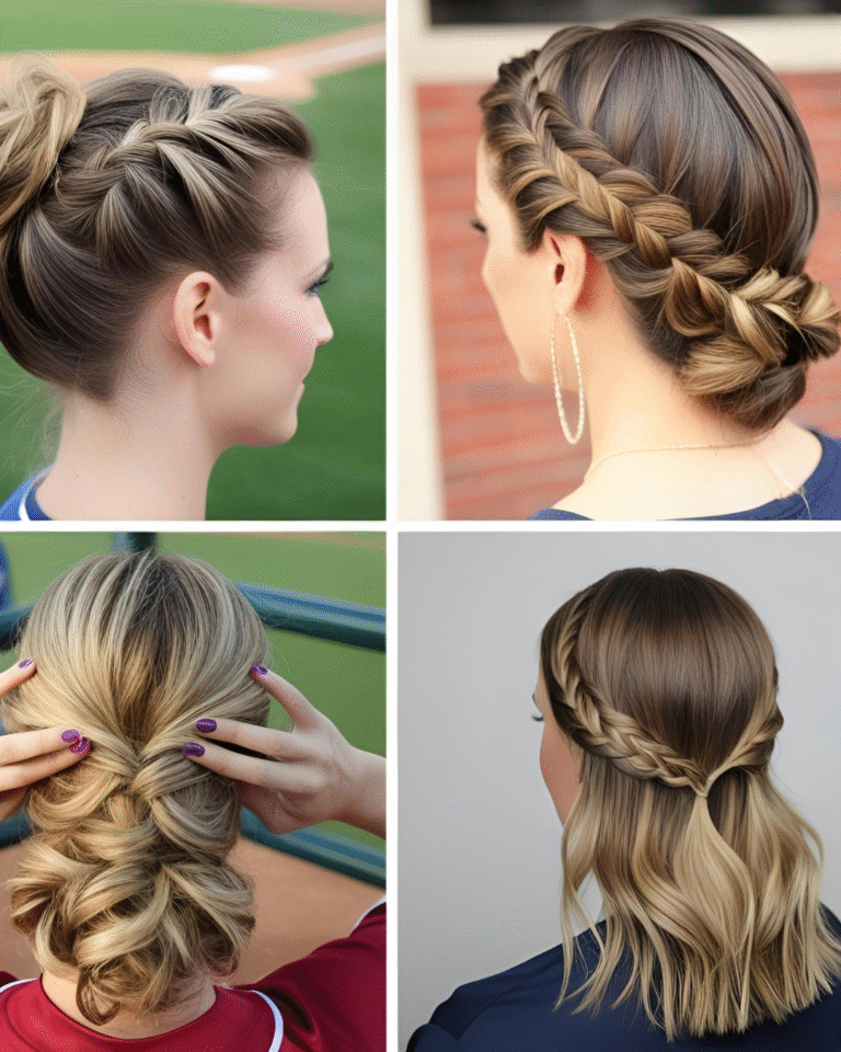 Baseball Game Hairstyles