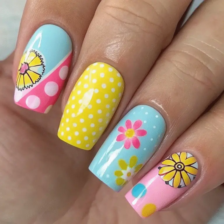 Bright Summer Nails