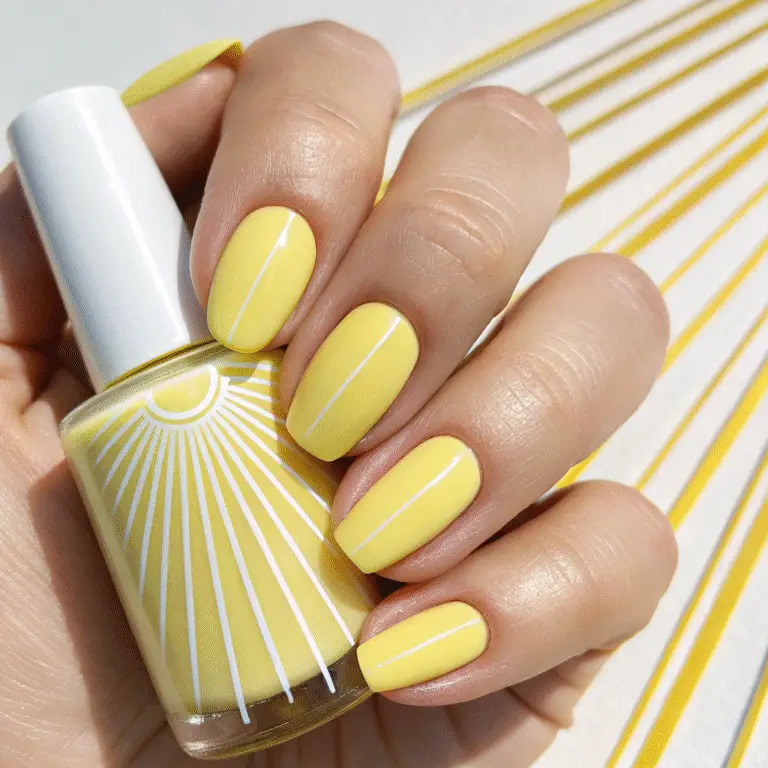 Butter Yellow Nails: