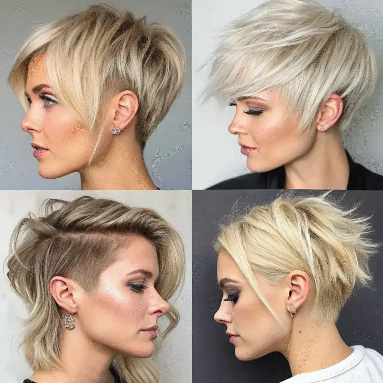 Edgy Blonde Hair