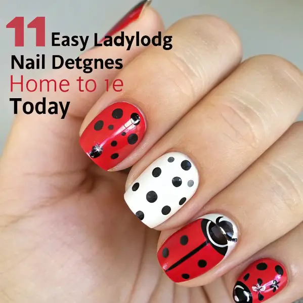 Lady Bug Nails