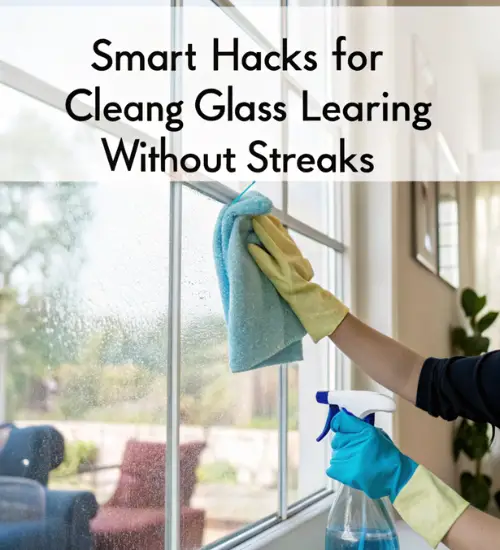Cleaning Home Glass Without Streaks